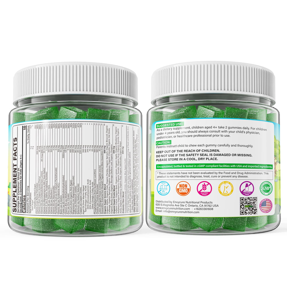 EnvyCure hojas y frutas orgánicas, destaca origen vegetal y calidad