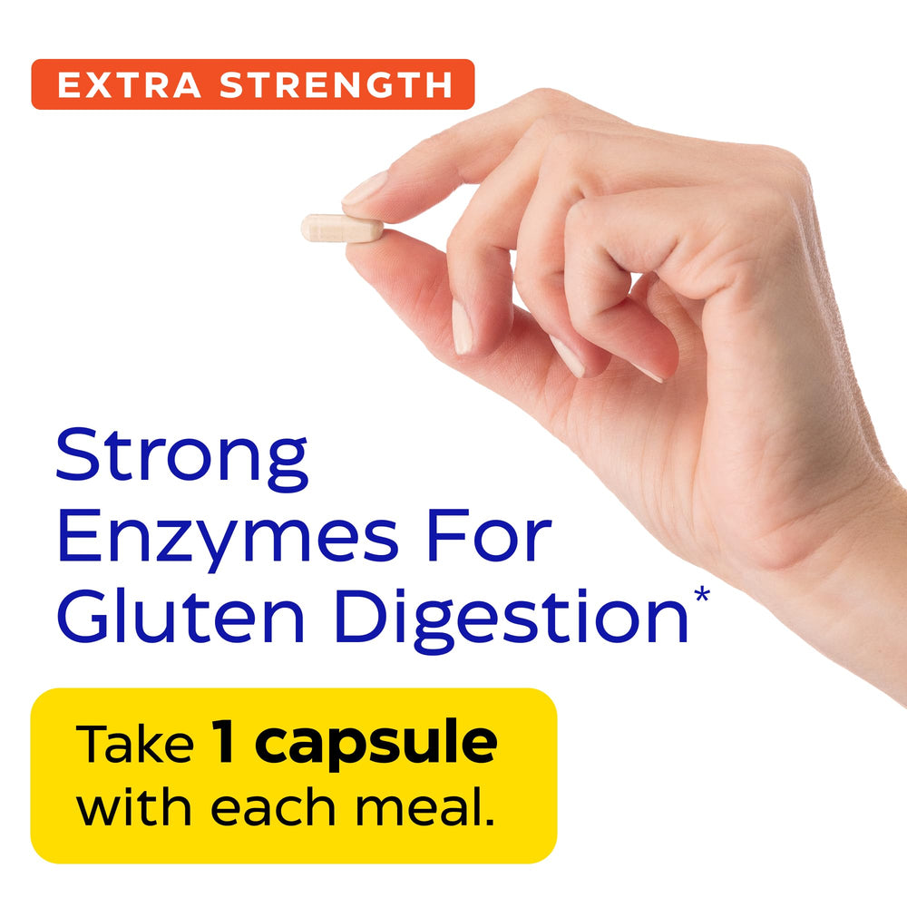 Enzymedica GlutenEase Extra Strength dosis diaria para digestión de gluten