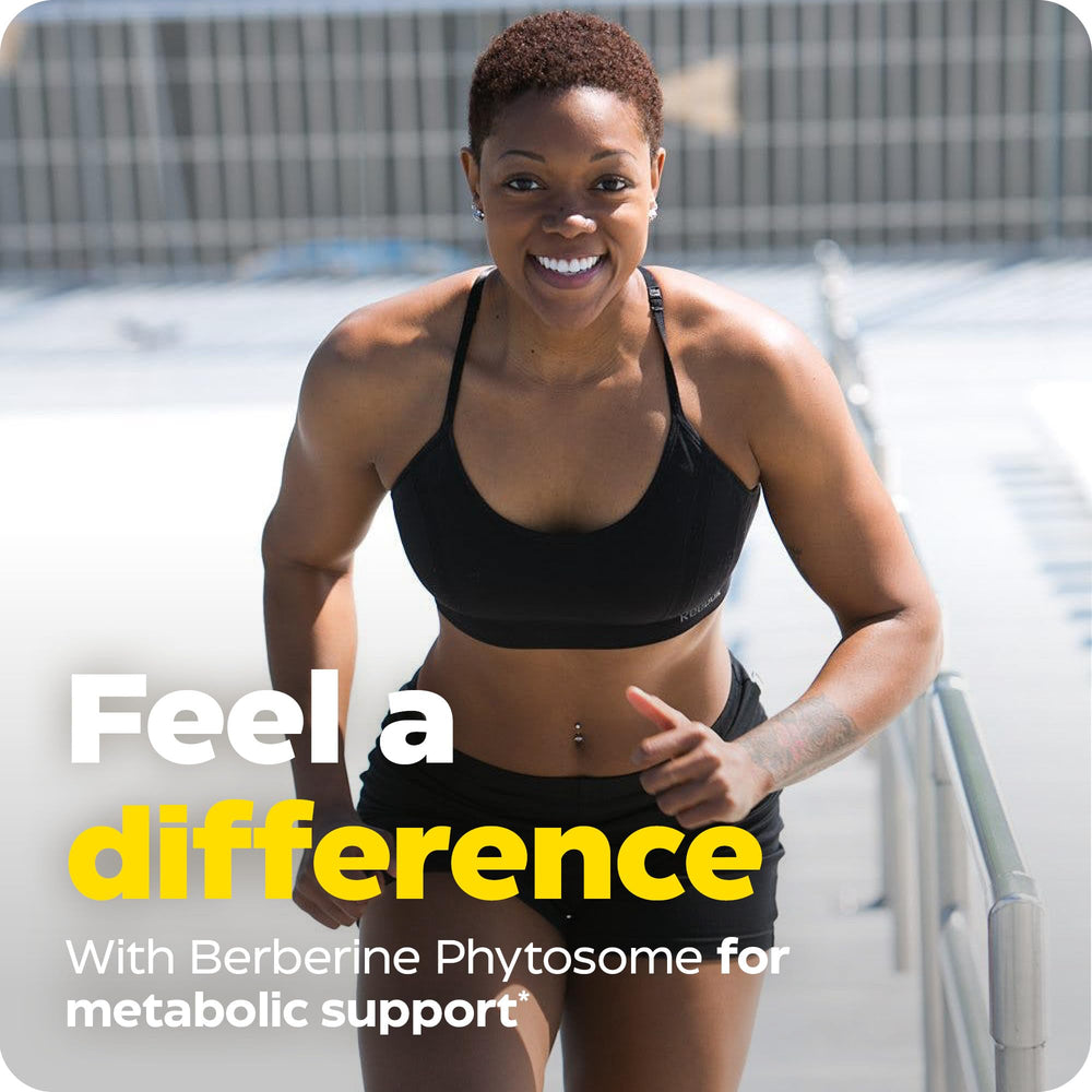 Etiqueta de Enzymedica Berberina Fitosoma con dosis sugerida y formato vegano.