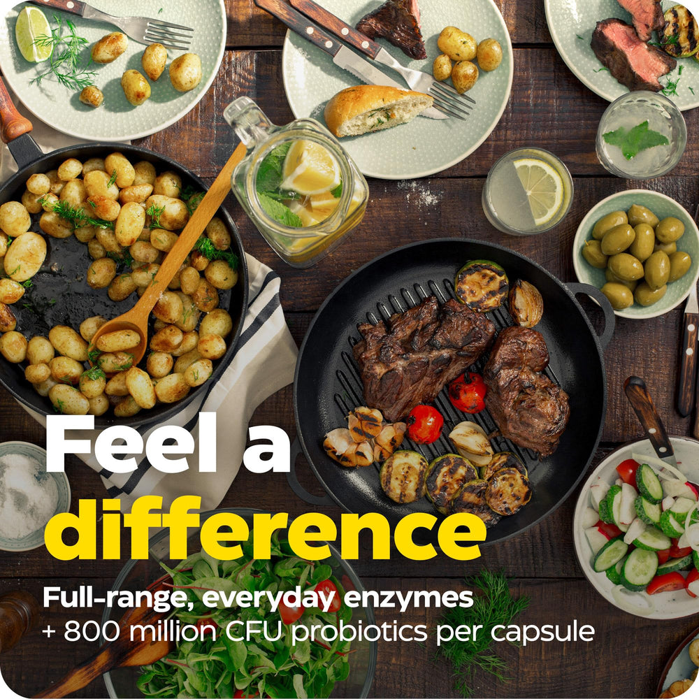 Enzymedica Digest Complete cápsulas, se toman con comida para apoyo diario