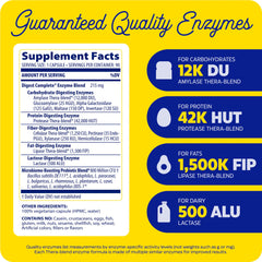 Enzymedica Digest Complete frasco en mesa, listo para tus comidas