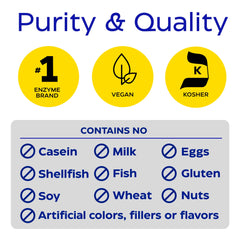 Enzymedica Digest Spectrum helps break down gluten, lactose, and casein during meals