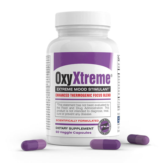 Oxy Xtreme de EPG en botella para energía sostenida durante entrenamientos.