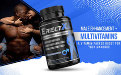 ErectXL cápsula en mano mostrando tamaño práctico y dosificación simple