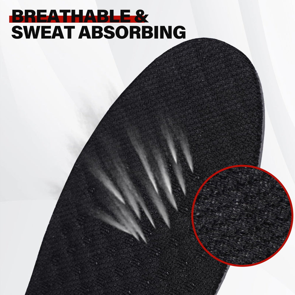 ERGOfoot plantilla insertada en zapatilla mostrando elevación discreta y confort