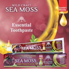 ESSENTIAL TOOTHPASTE comparación de tamaño 6.5 oz para referencia visual