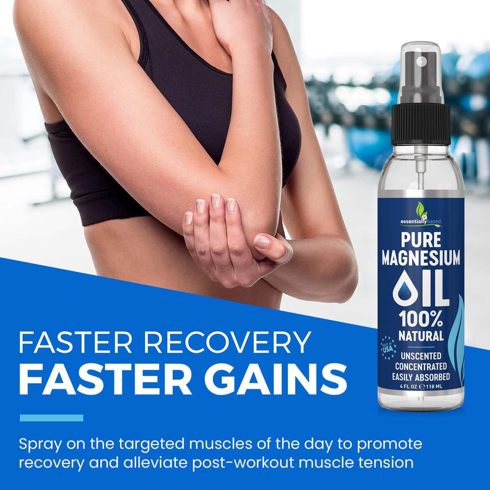 Essentially Based masaje en pierna para confort muscular y relajación