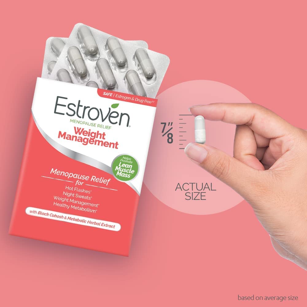 Estroven ingredientes principales cohosh soja y extracto metabólico