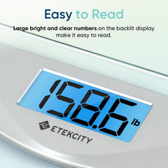 Etekcity superficie de vidrio templado 6 mm, resistencia y acabado liso