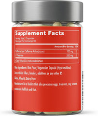 Eu Natural cápsula en gimnasio junto a botella para energía durante entrenamiento