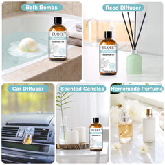 EUQEE velas artesanales perfumadas con bergamota creando ambiente