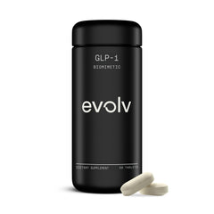 EV1 PEPTIDE Evolv frontal del envase mostrando la marca y beneficio de saciedad