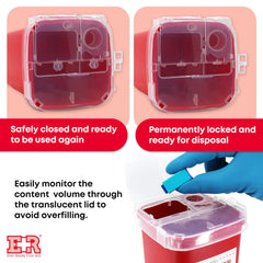 Ever Ready First Aid comparación de tamaño junto a una mano para referencia de portabilidad
