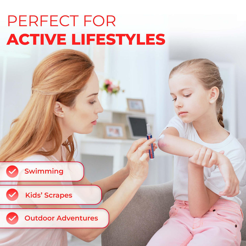Ever Ready First Aid etiqueta con instrucciones claras y componentes, garantiza uso seguro