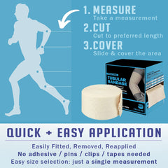 Comparación de tamaño EVERLIT 5" x 11 yd para ver escala y cortar por secciones