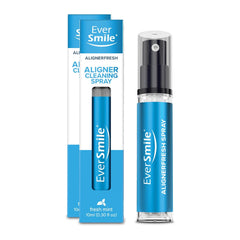 EverSmile botella frontal del pack mostrando tamaño portátil y beneficios
