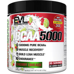 Evlution envase frontal EVL BCAA5000 muestra claro beneficios