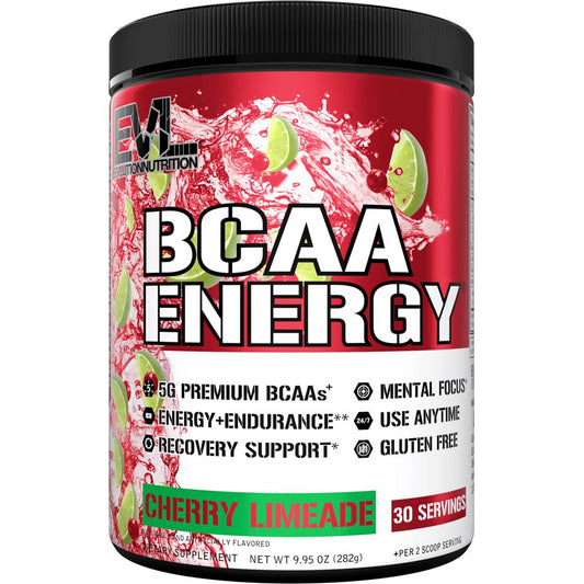 EVL BCAAs pre-entrenamiento en bote para energía sostenida