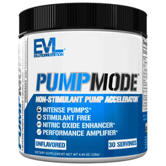 Evlution PumpMode frontal del envase mostrando la marca y beneficio de bombeo