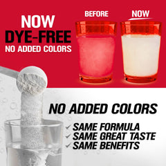 Evlution vaso con HYDRAMINO mezclado listo para beber, hidratación instantánea