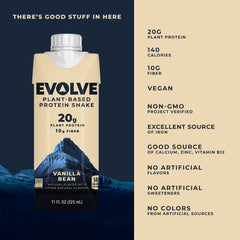 Evolve textura cremosa del batido mostrando consistencia apetecible y natural
