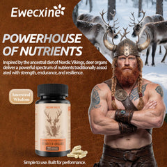 Ewecxine etiqueta con lista de ingredientes y origen de nutrientes