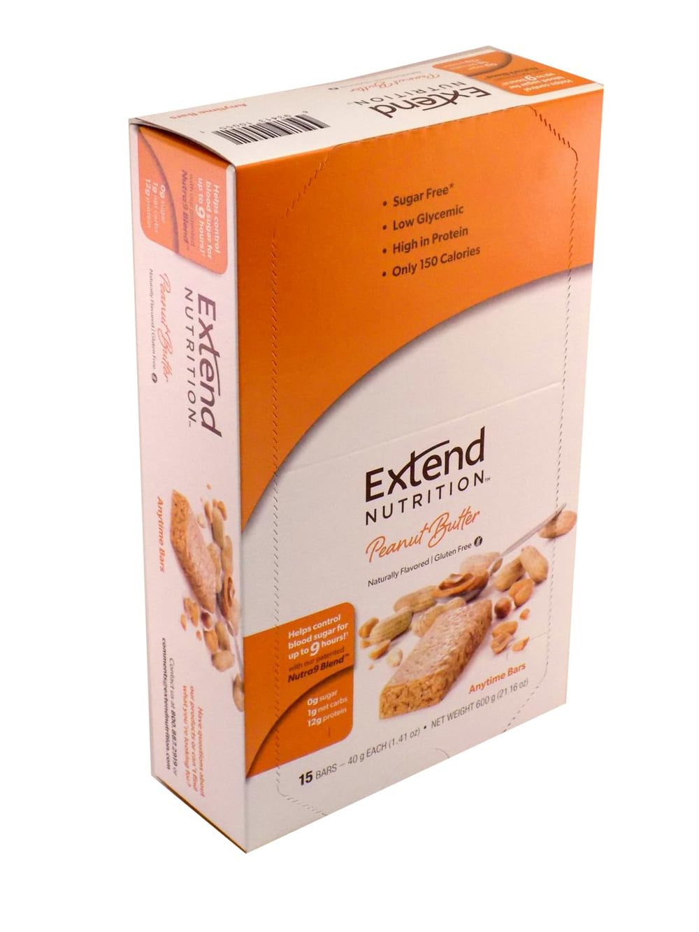 Extend Bar primer plano del recubrimiento y sabor apetitoso