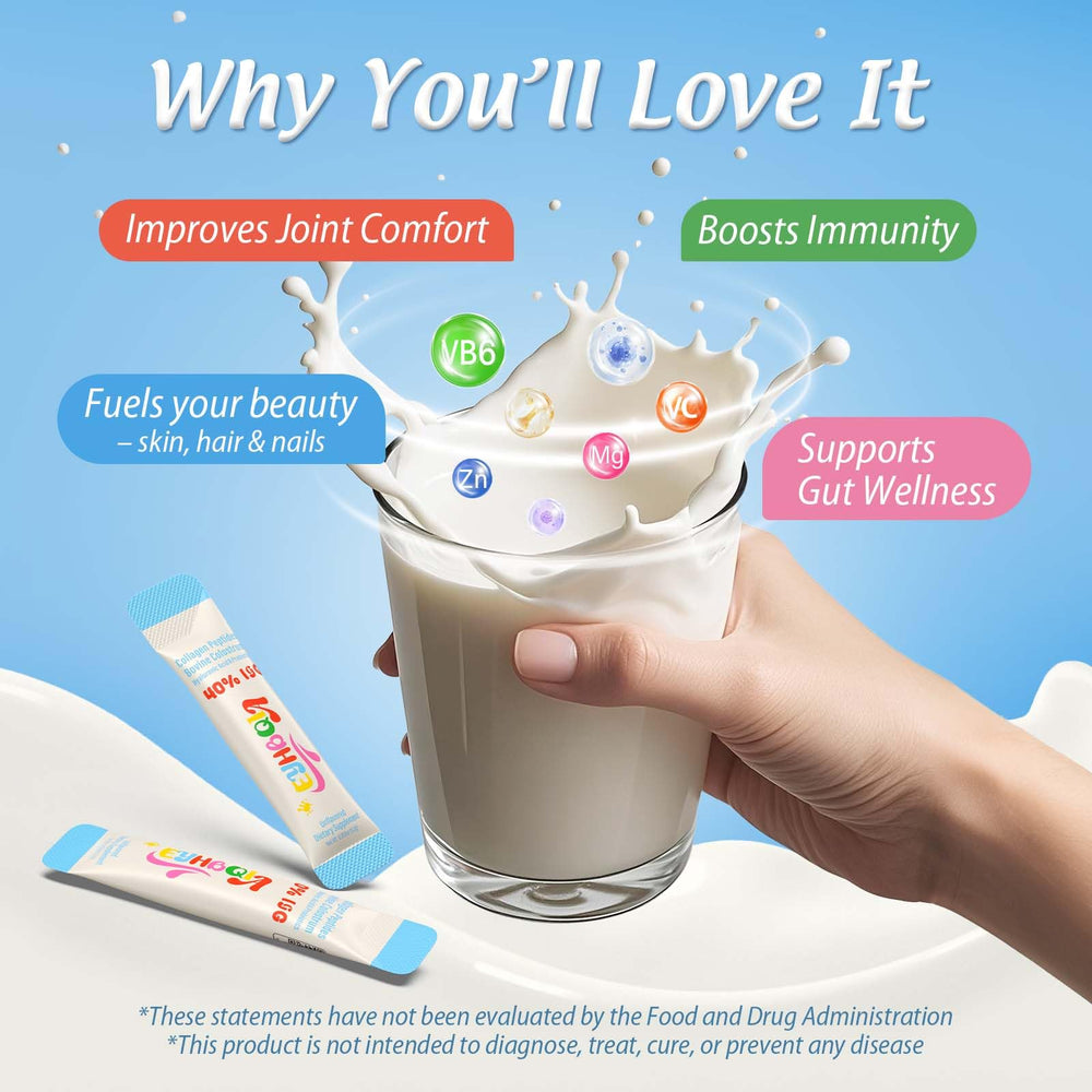 EYHBQIA Colágeno y Colostro probióticos para digestión óptima