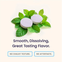 EZ Melts calcio fosfato para soporte del esmalte dental.