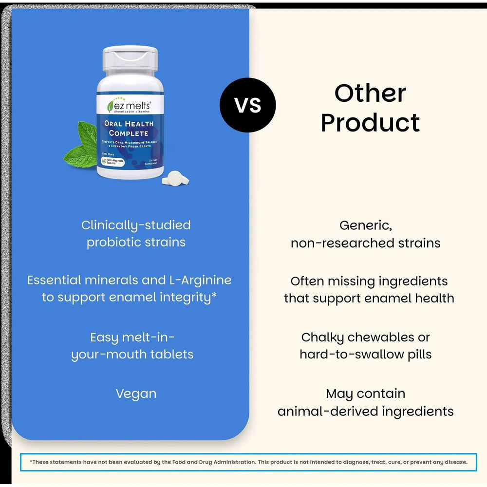 EZ Melts envase y etiqueta vegana sin OGM.