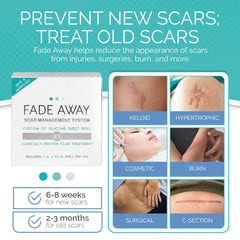 Aplicación de Fade Away sobre cicatriz de cesárea para protección y mejora estética