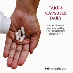 Fairhaven Health OvaBoost ingredientes clave ilustrados y beneficios