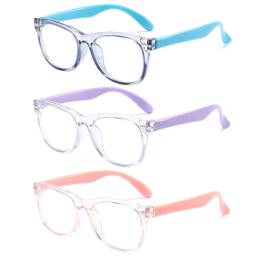FANNYGO gafas frontal azul claro mostrando diseño cómodo y ajuste