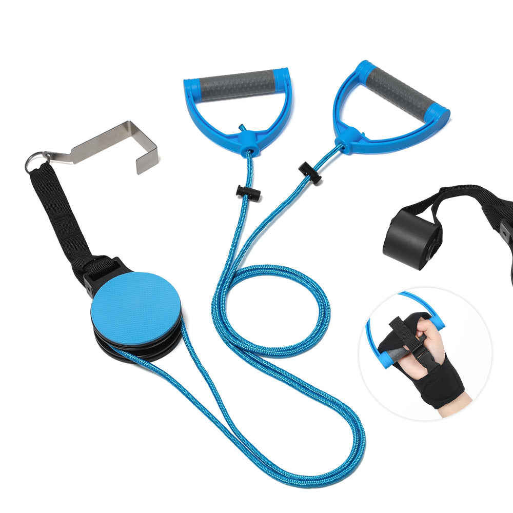 Fanwer polea frontal con accesorios que facilita ejercicios de hombro seguros