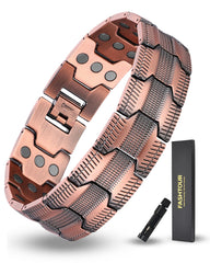 Fashtour pulsera frontal mostrando diseño robusto y acabado elegante