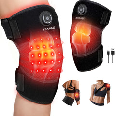 FEANGLI rodillera frontal mostrando diseño ergonómico y ajuste cómodo