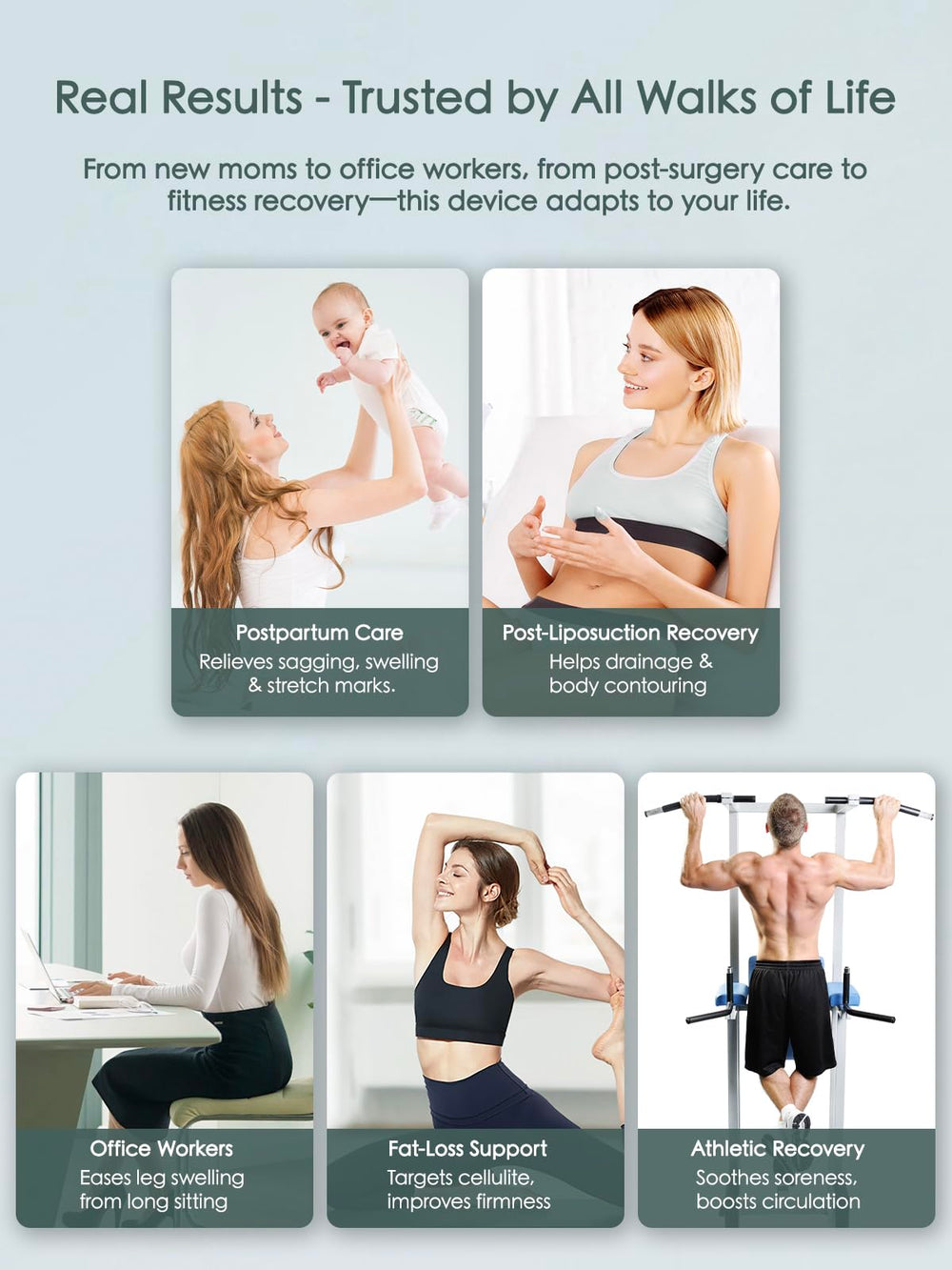 FEEJOY dispositivo en baño junto a toalla mostrando integración en rutina diaria