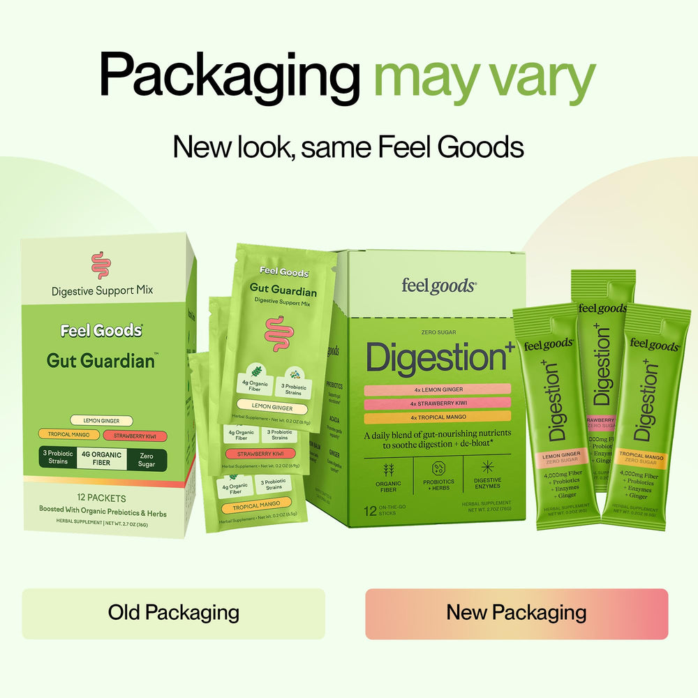 Feel Goods etiqueta nutricional y lista de ingredientes transparencia y confianza