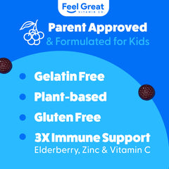 Envase abierto de Feel Great con gominolas visibles y porción lista para uso