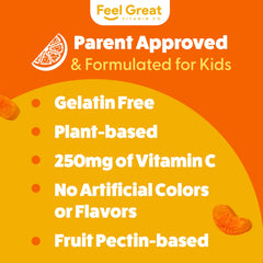 The Feel Great Vitamin Company ingredientes naturales visibles, transparecia y limpieza