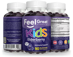 The Feel Great Vitamin Company familia en desayuno con gomitas como rutina