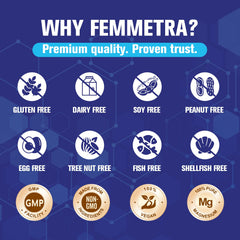 Comparativa de tamaño Femmetra con mano para visualizar porción y escala