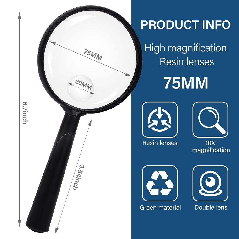 Feosky detalle de lente acrílica de 75 mm, nitidez y resistencia