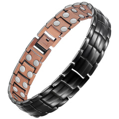 Feraco pulsera frontal mostrando diseño elegante y acabado negro