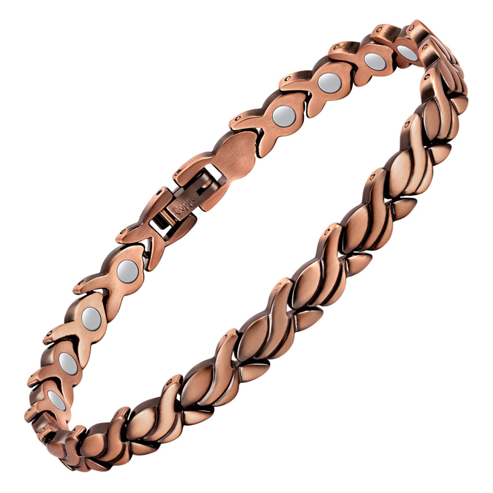 Feraco pulsera frontal rose gold, aspecto elegante y resistente