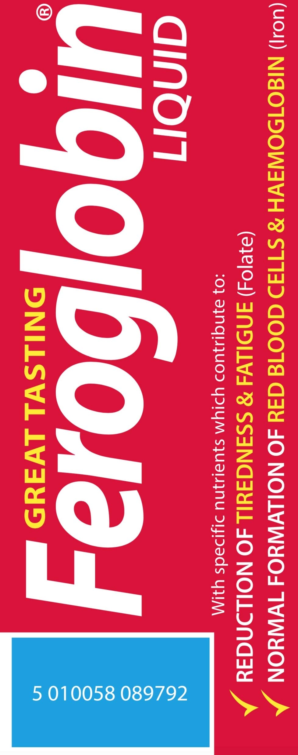 Feroglobin bottle pour setup for easy daily dosing