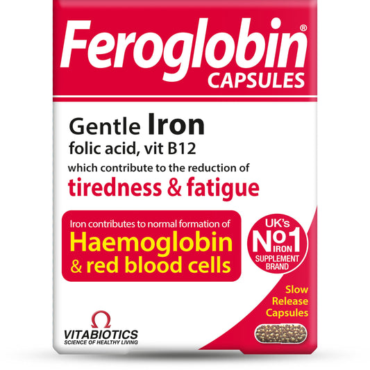 Feroglobin: cápsulas orgánicas con hierro y B12 para apoyar la sangre