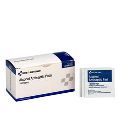 First Aid Only paquete frontal con 100 toallitas, almacenamiento conveniente