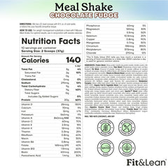 Fit & Lean batido en vaso listo para beber, sabor chocolate cremoso