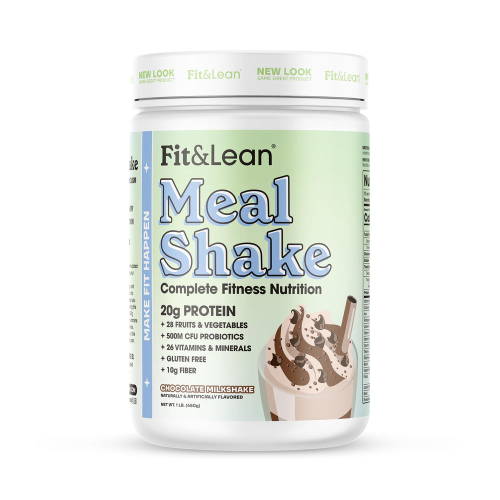 Fit & Lean frente del envase mostrando 10 porciones y beneficios
